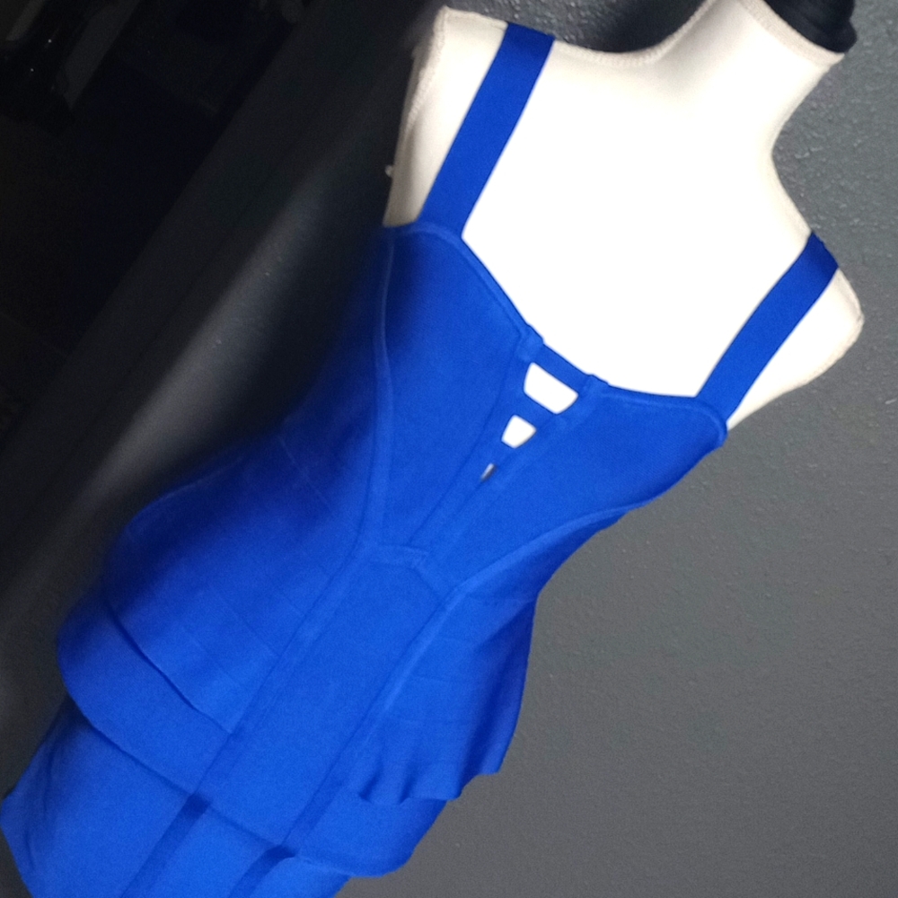 Marciano Sexy blue bandage dress